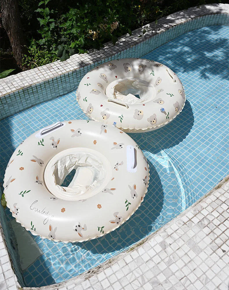 EZ Baby Swimming Float Ring Pool Bathtub Toys Pool Accessories for Kids  Swimming Circle Float Seat Summer Beach Pool Party 1 2 3 Y