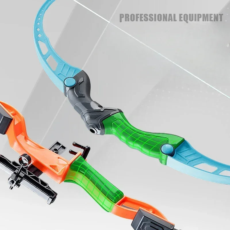 EZ Kids Bow and Arrow Set Outdoor  Archery Toys Set for Kids Ages 4-8 8-12 with Suction Cup Arrows For Kids Adult Stress Relief