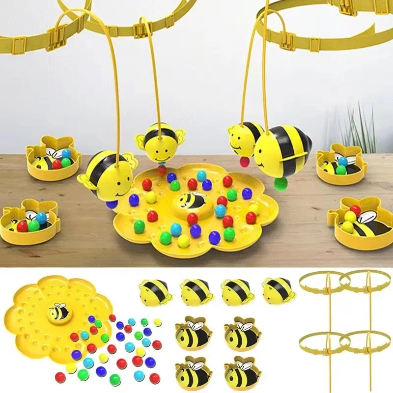 EZ Bumble Bee Magnetic Toy Funny Family Board Games Montessori Sorting Puzzle Fishing Toys Interactive Games for Kids and Adults