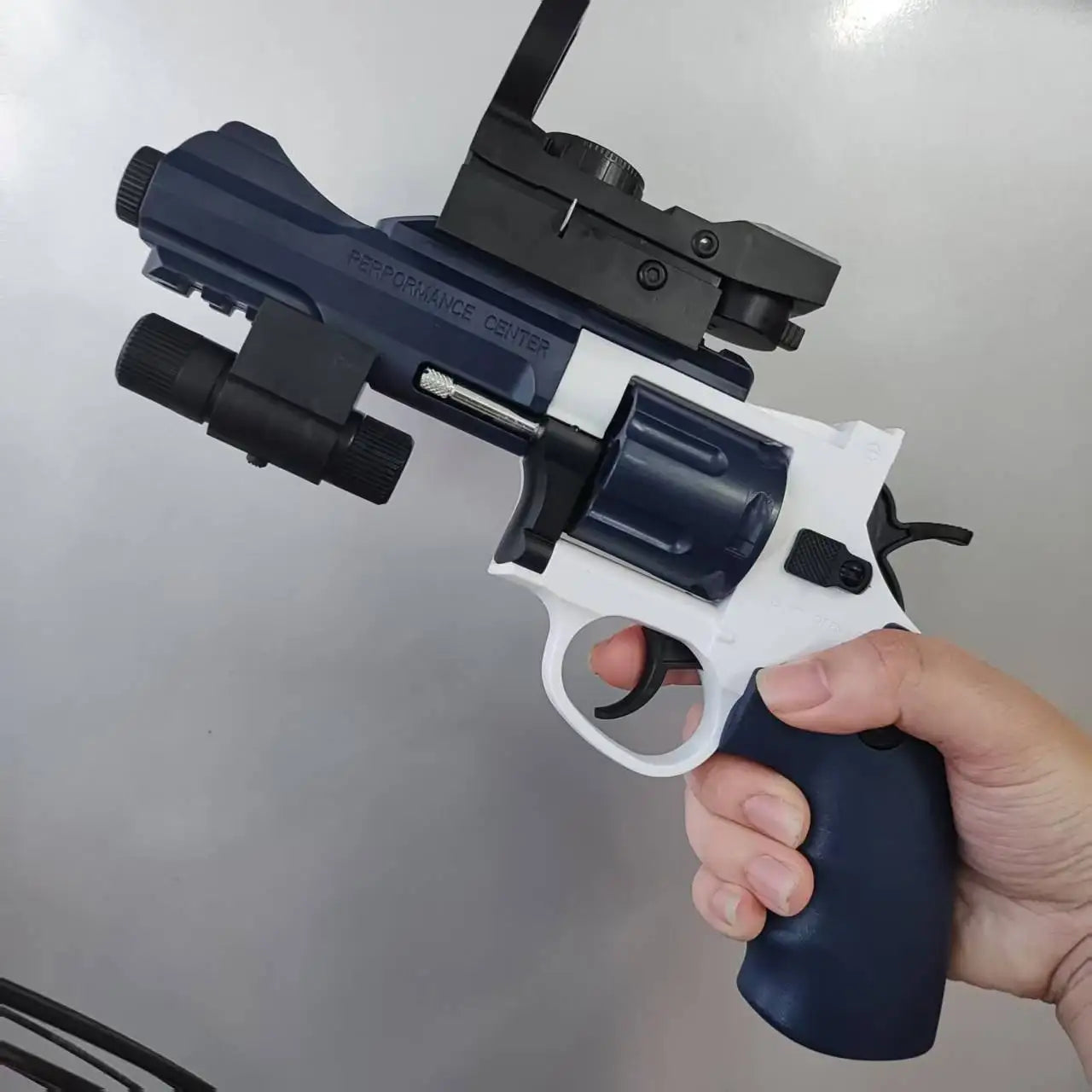 EZ New Continuous Firing Tactic Revolver Automatic Shooting Pistol Soft Dart Bullet Toy Gun CS Outdoor Weapon for Kids Adults