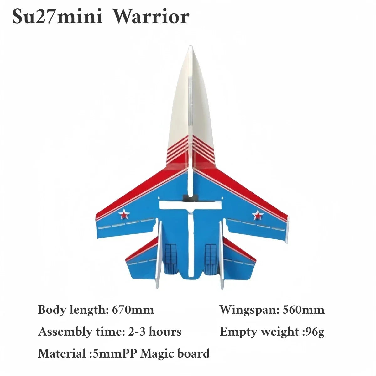 EZ Su27mini Rc Beginner Training Plane 56cm Small Model Airplane KIT Remote Control Fixed Wing Crash Resistant Magic Board Glider