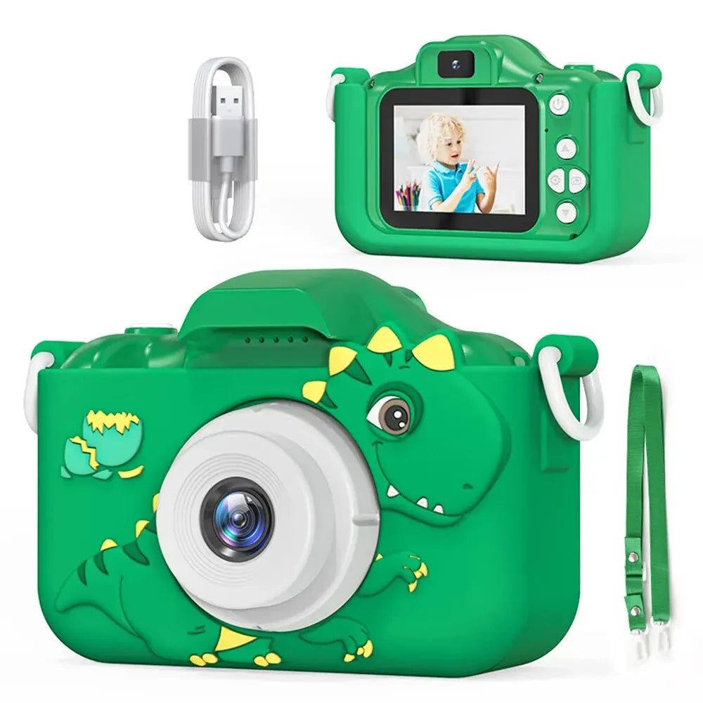 EZ Digital Kids Cameras Toys Mini Children Camera 1080P HD 8x Zoom Dual Camera Boys Girls Birthday Gifts Outdoor Photography Toy