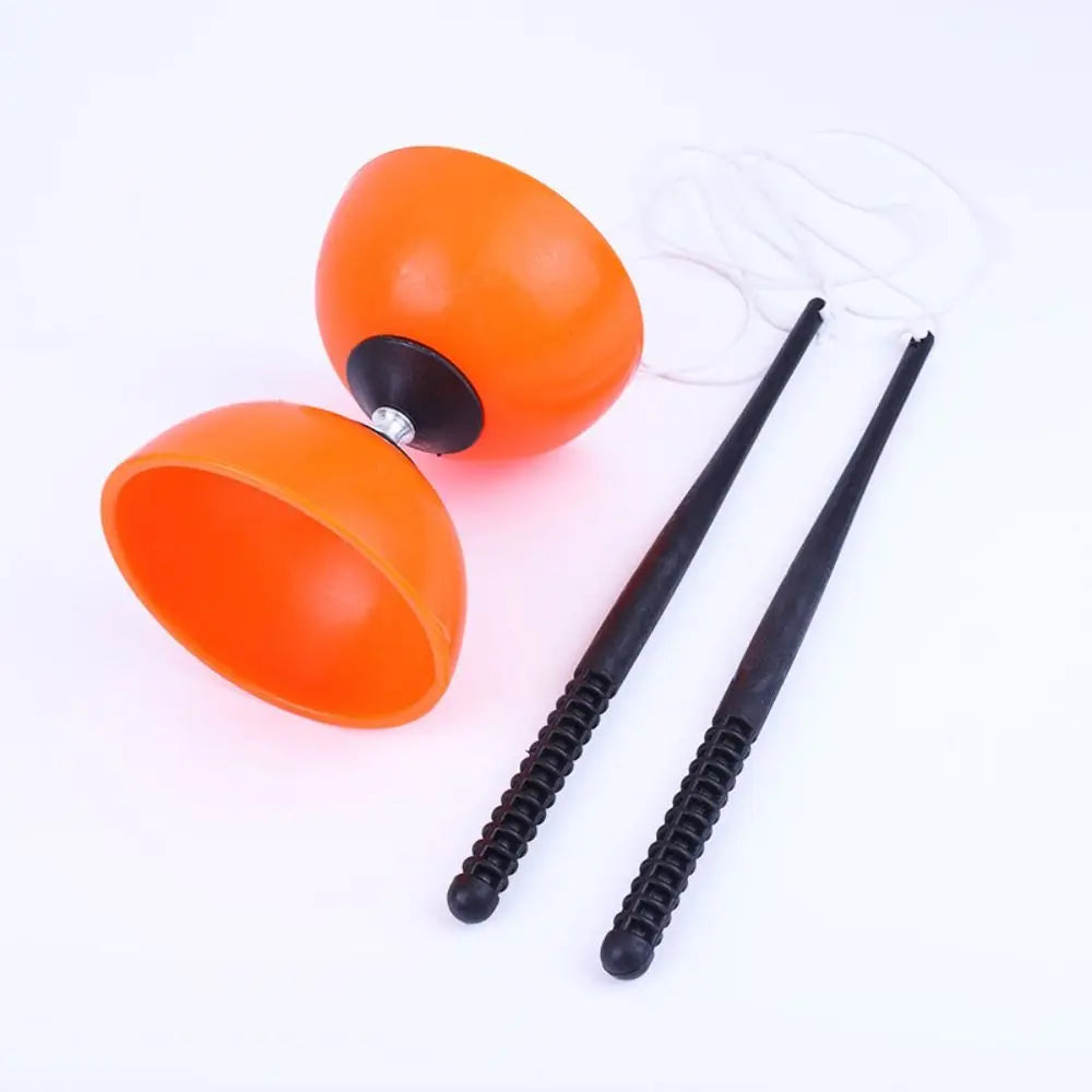 EZ Sensory Training Equipment Leather Chinese Diabolo Soft Thicken Chinese Yo-yo Bowl Shape Diabolo Toy Outdoor