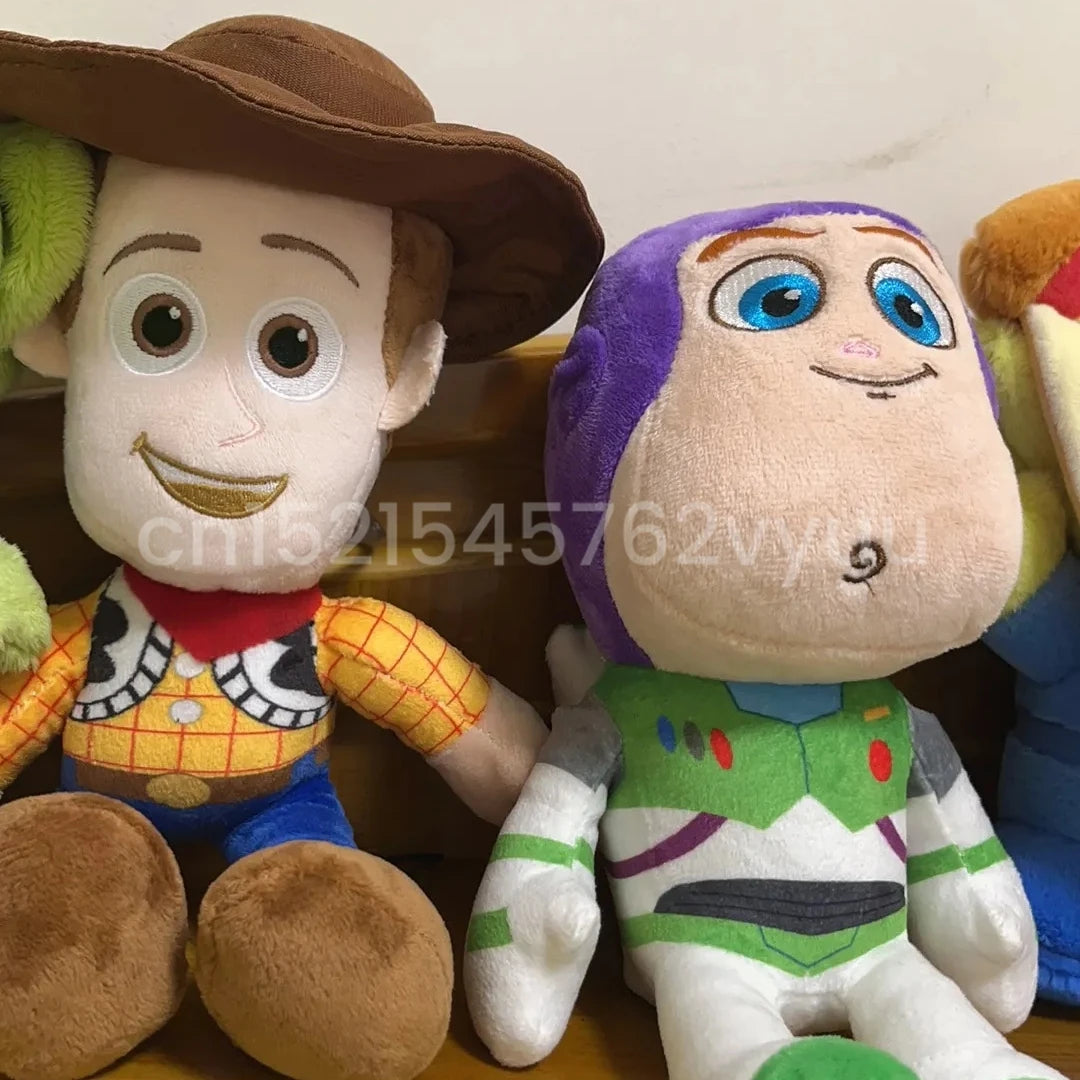 EZ 23cm Cute Woody Buzz Lightyear Plush Toy Lovely Stuffed Anime Jessie Plushies Pendant Cartoon Doll Home Decor Xmas Gifts