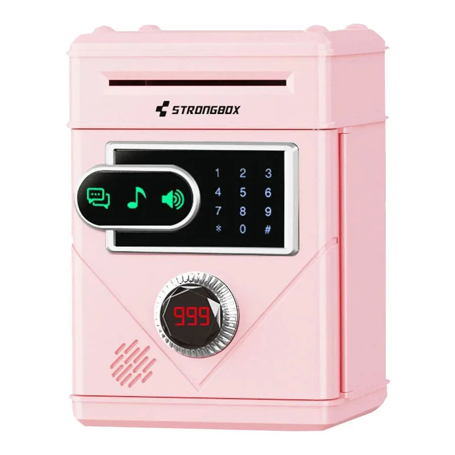 EZ Electronic Touch Screen Piggy Bank Safety Password Mini Intelligent Music Counting Money Coin Bank ATM Banks Toys For Kids Gift