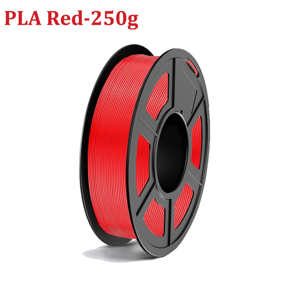 EZ PLA 3D Printer Filament, 1.75mm, Dimensional Accuracy +/- 0.02 mm,250g/500g Per Spool, Black/White/Blue/Red
