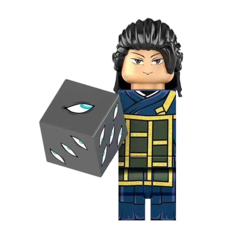 EZ Jujutsu Kaisen Anime Cartoon Gojo Satoru Itadori Yuj Fushiguro Megumi Okkostu Yuta Building Blocks Mini Action Figures Kids Toy