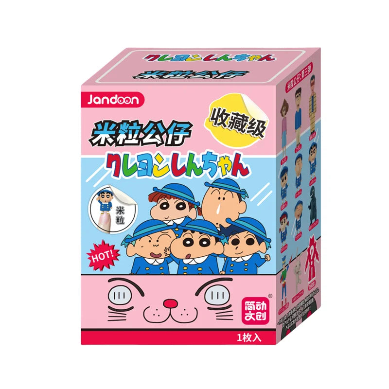 EZ Crayon Shin-Chan Anime Figures Creative Peripheral Dinosaur Diary Baby Rice Grains Doll Model Blind Boxs Toys Children's Gifts