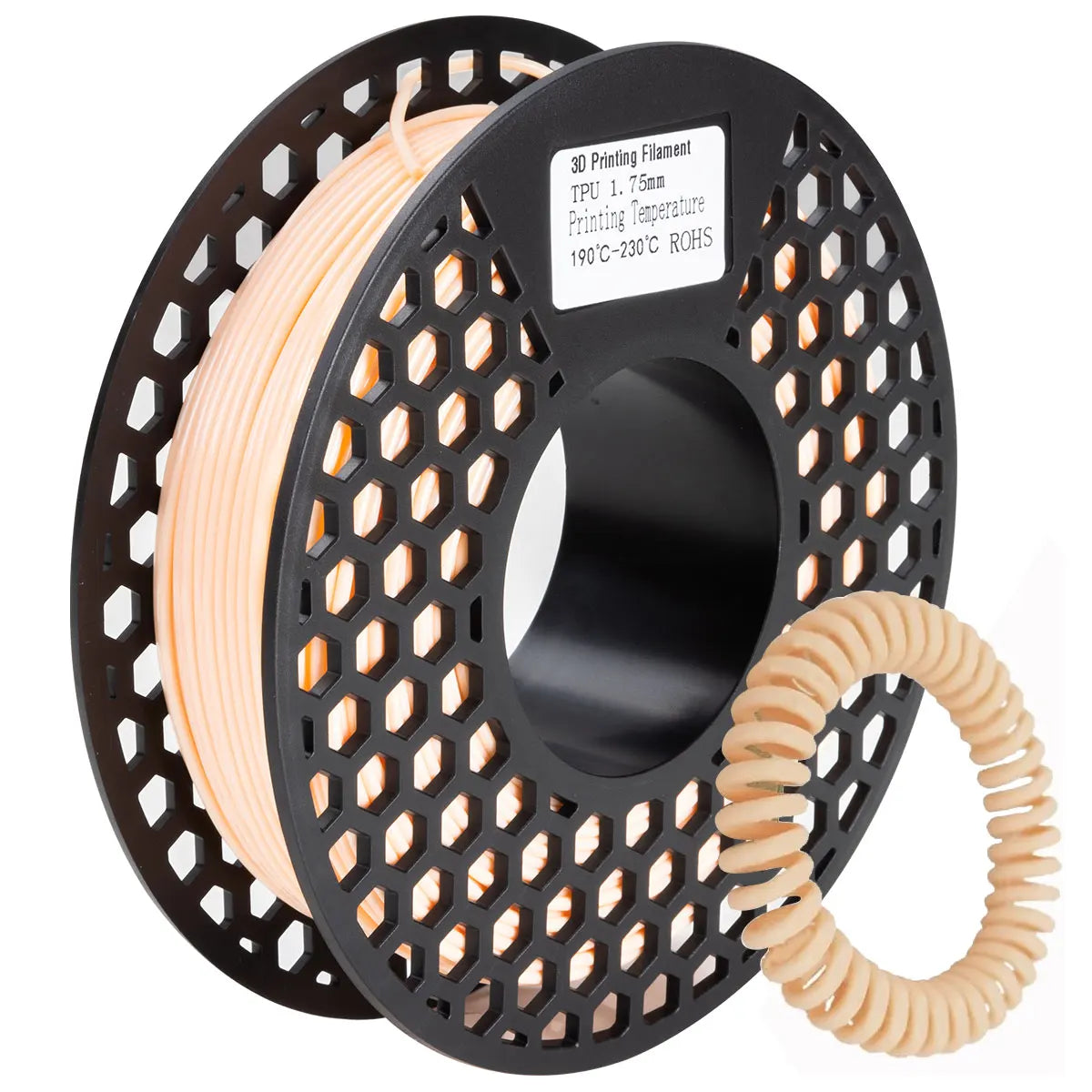 EZ 200g TPU Filament Flexible material for 3D Printers Flexible Filament Non-Toxic Good Aging Resistance Odorless Soft Prints Toys