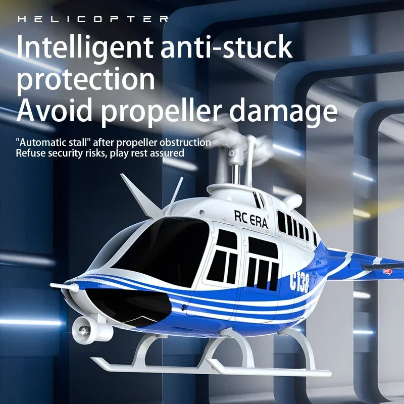 EZ RC ERA C138 1:36 Remote Control Simulation RC Bell 206 Helicopter Altitude Hold 2.4g Genuine 6axis Gyro