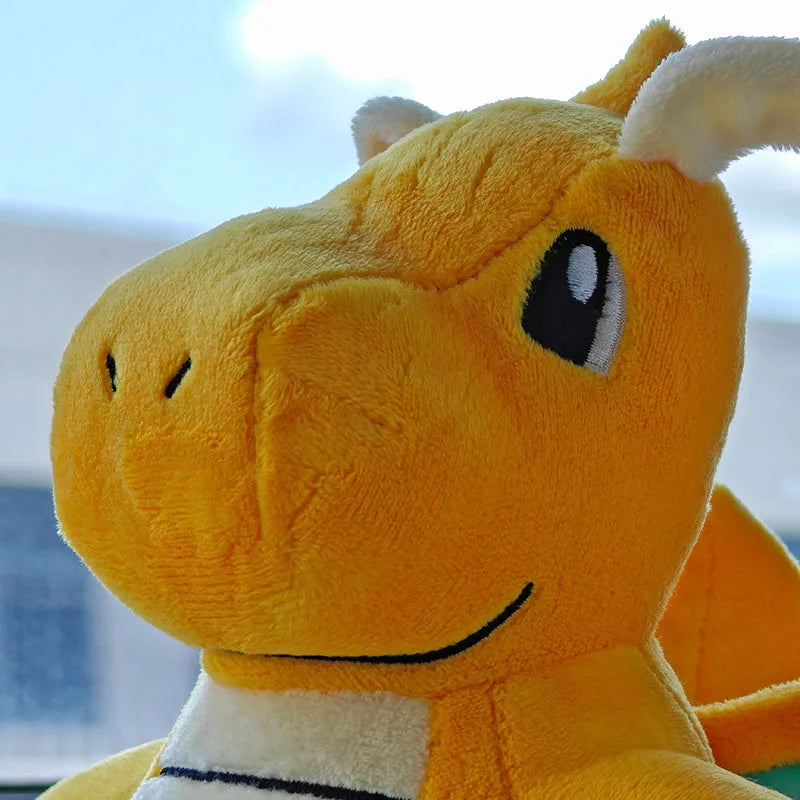 EZ Pokemon Stuffed Toys Kawaii Dragonite Cartoon&Cute Plush Dolls Throw Pillow Birthday Gift for Kids Friends Boys Home Decoration