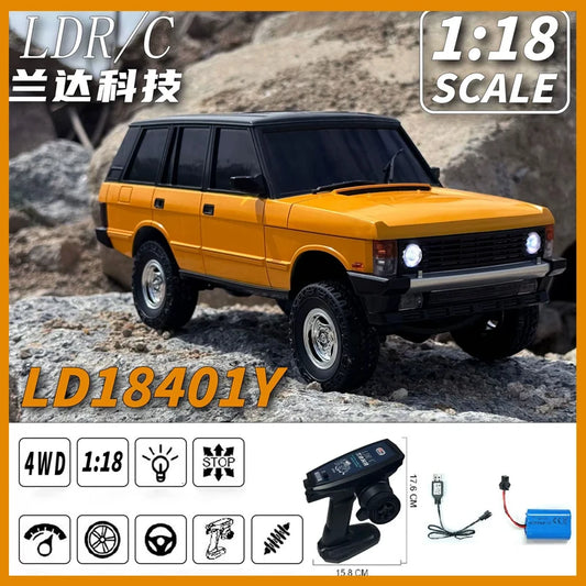 EZ Landa Ld18401 1/18 Simulation Off-Road Remote Control Car Range Rover Model Rc Climbing Car Four-Wheel Drive Children'S Toy Car