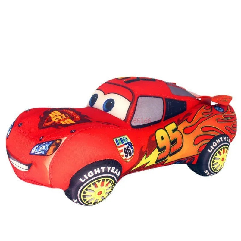 EZ 2024 New 17/25/35cm Disney Car Toy Lightning Mcqueen Plush Toy Cute Cartoon Car Plush Toy Boys And Girls Birthday Gift