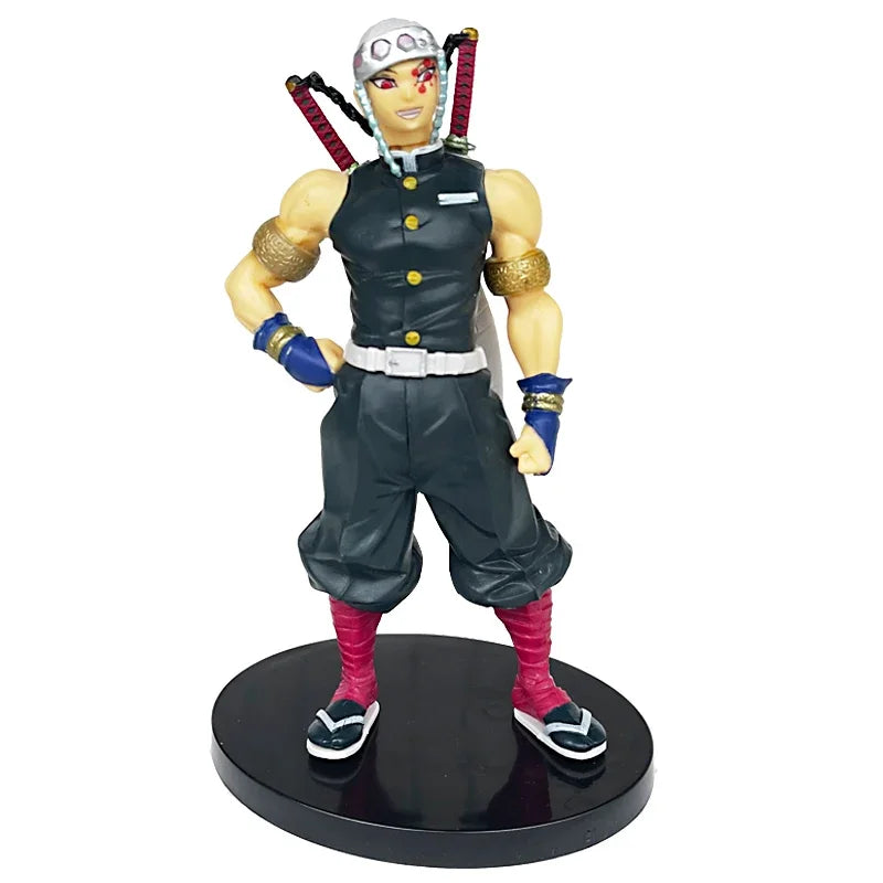EZ Anime Figure Demon Slayer Figures Kimetsu No Yaiba Doll Tanjiro Nezuko Zenitsu Figurine Inosuke Warrior Action Figure Model Toys