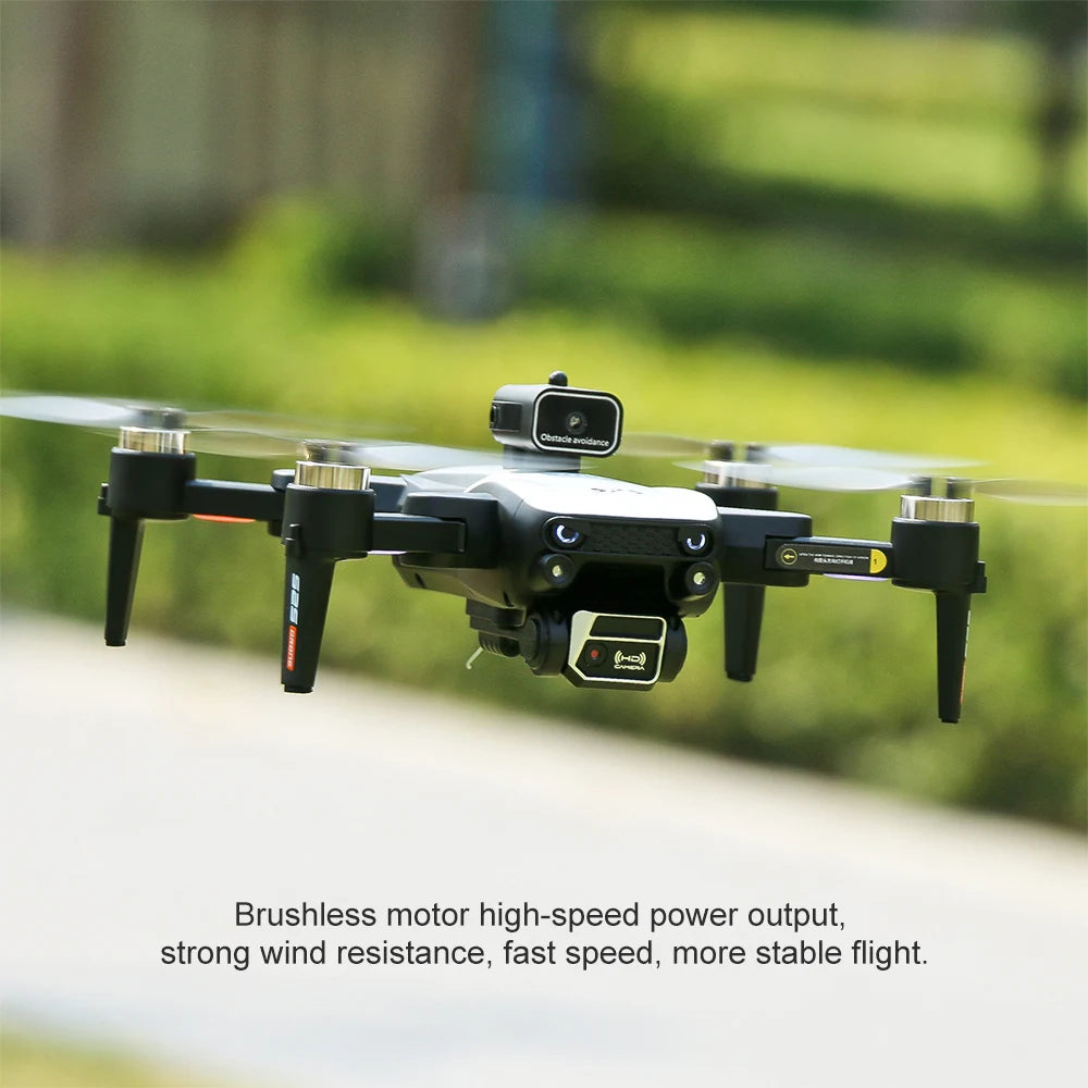 EZ New S2S Drone 8K Professional HD Dual Camera Brushless Obstacle Avoidance Aerial Photography Foldable Quadcopter Toys Gifts