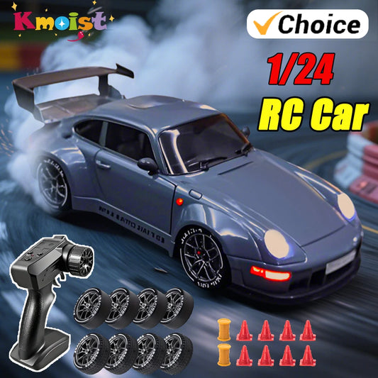 EZ RC Car Remote Control Drift Cars Full Size Mini Racing Kids Toy 2.4G Radio High Speed Model Vehicle Toys for Boys Children Gifts