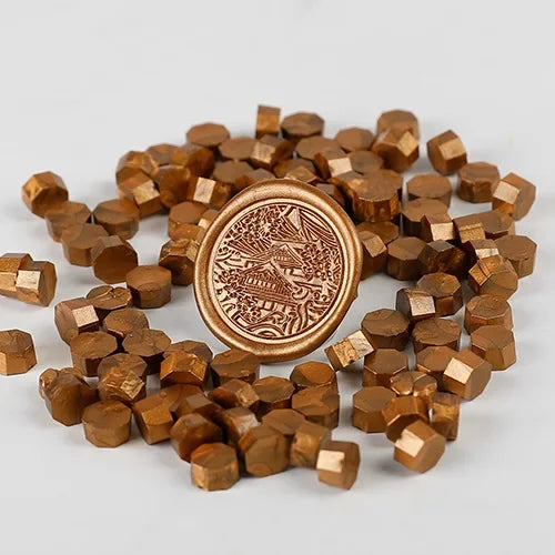 EZ 100Pc Retro Sealing Wax Seal Stamp Wax Beads Scrapbook Material Wedding Birthday Party Invitation stamp DIY stamp decoration