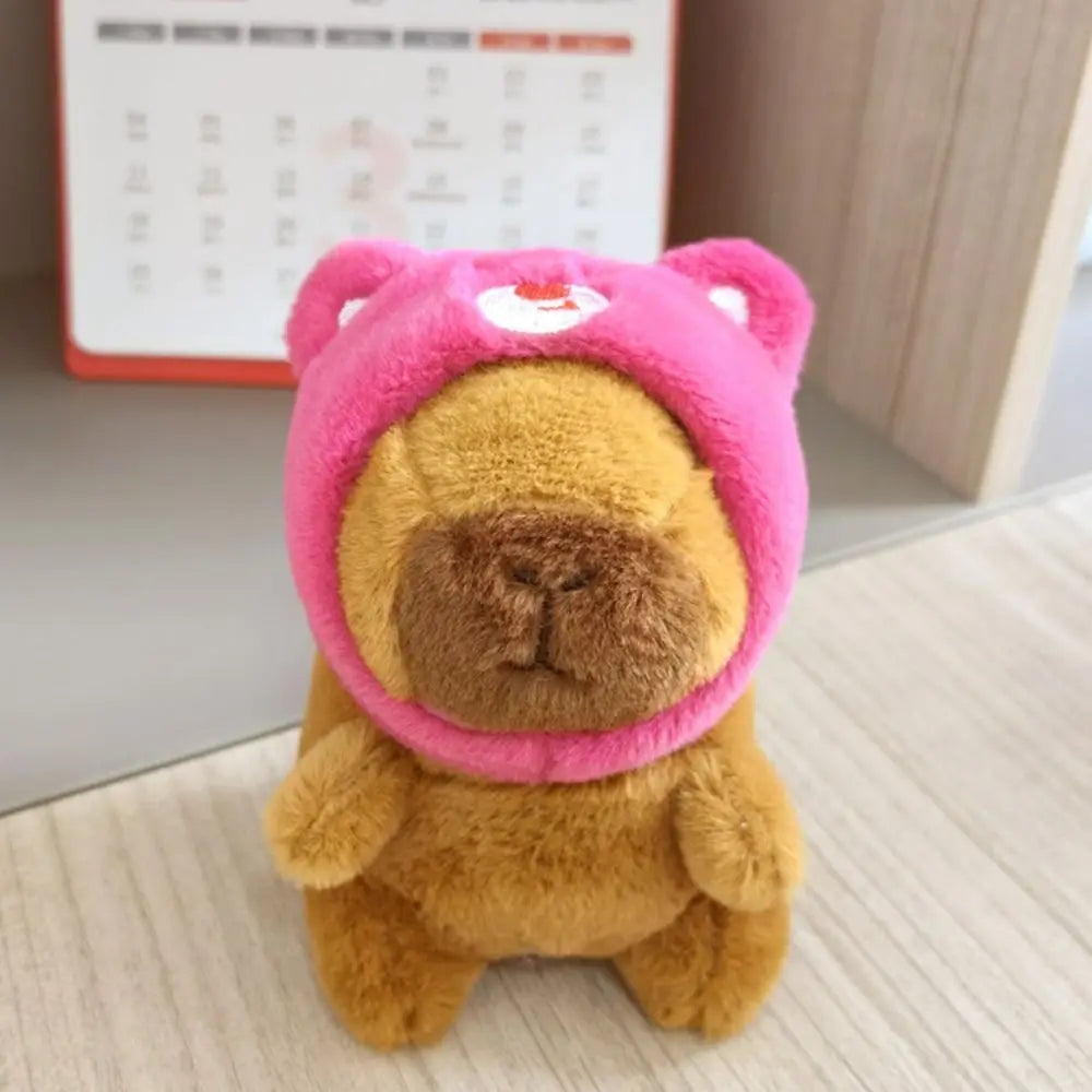 EZ Cute Capybara Plush Toy Hoodie with Wings Simulation Doll Small Size Stuffed Animals Anime Fluffty Toy Birthday Party