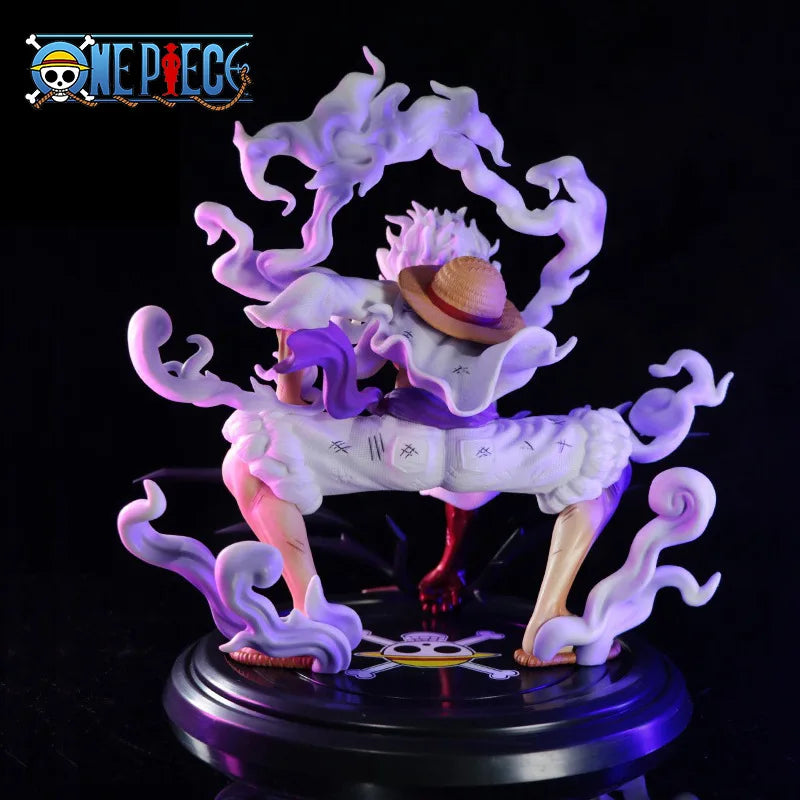EZ 20cm One Piece Figure Nika Luffy Gear 5 Sun God Nika Luffy Figurine Action Figures PVC Statue Collection Model Doll Toys Gift
