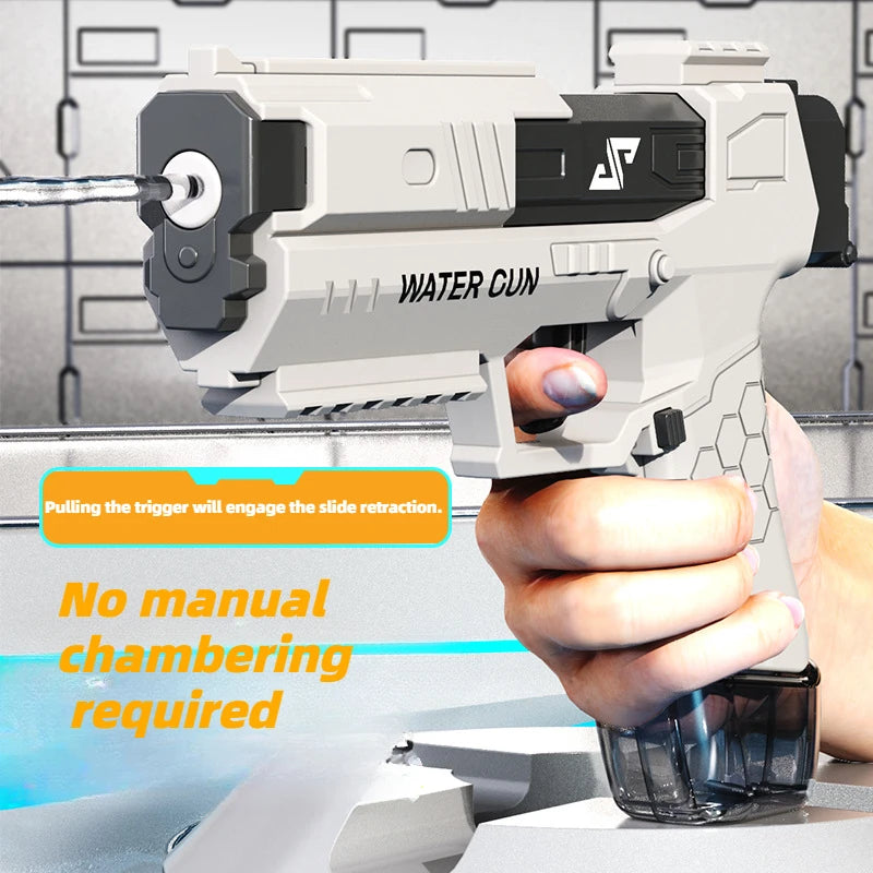 EZ Water Battle Water Gun Manual Burst Water Gun Funny Pistol Toy for Summer Outdoor Beach Water Play Kids Pool Toys Boys Gifts