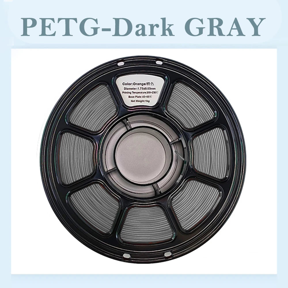 EZ Tideboom PETG Filament 3D Printing Materials 3D Printer Petg Filament 1KG Eco-Friendly Good Toughness Mix Color Petg 필라멘트