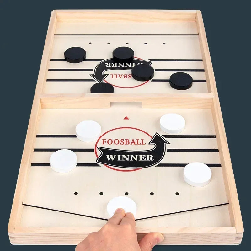 EZ Foosball Winner Games Table Hockey Game Catapult Chess Parent-child Interactive Toy Fast Sling Puck Board Game Toys For Children