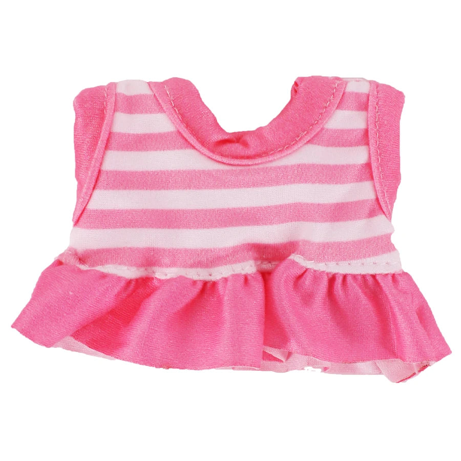 EZ For 15-17cm Labubu Doll Clothes Dress Hair Band Canvas Shoe Accessories Kpop Idol EXO Clothing Labubu Decoration Glasses,Gift