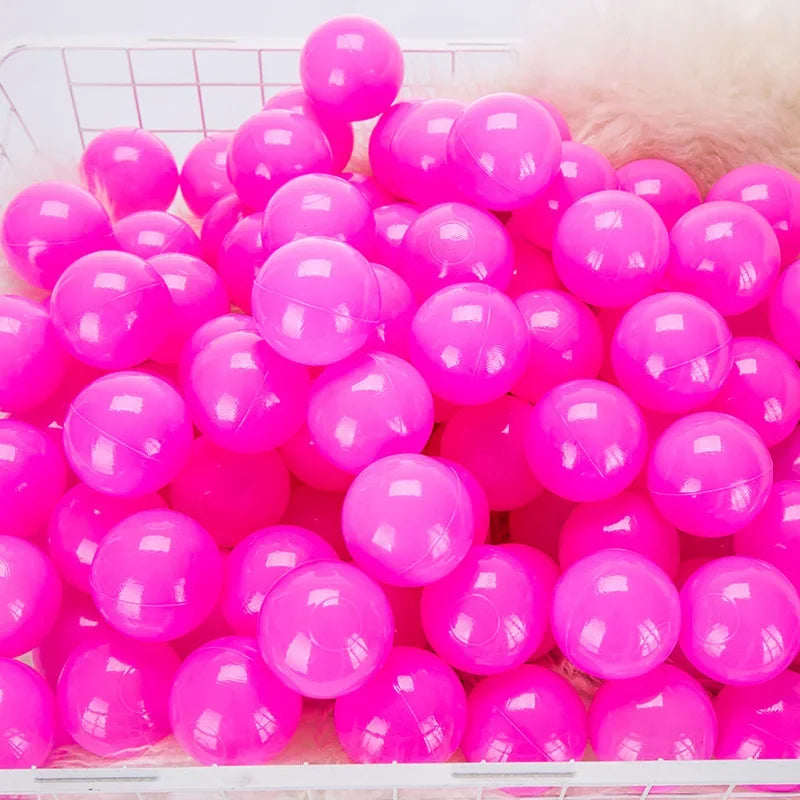 EZ 50pcs Colorful Love Star Plastic Ocean Ball Pits Eco-Friendly Funny Baby Kid Swim Pit Play Toy Water Pool Ocean Wave Balls Gifts