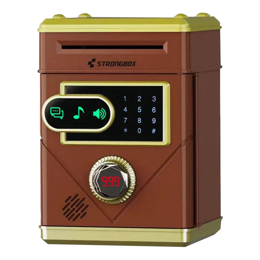 EZ Electronic Touch Screen Piggy Bank Safety Password Mini Intelligent Music Counting Money Coin Bank ATM Banks Toys For Kids Gift