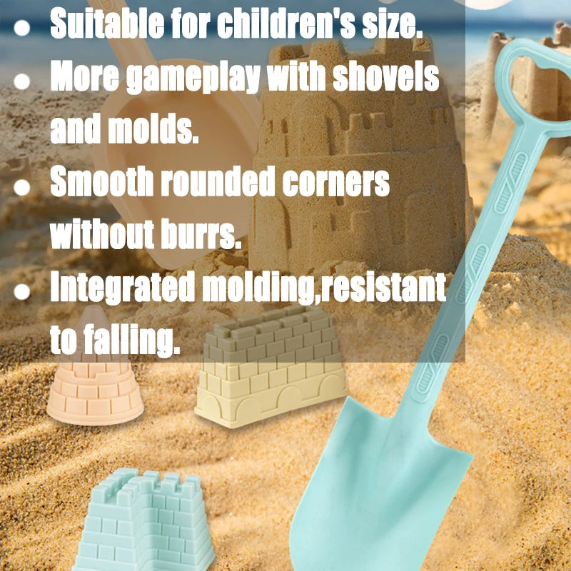 EZ Kids Trolley Beach Toys Play Sand Water Game Sandbox Molds Castle Shovel Watering Summer Outdoor Playa Tools Sand Toys for Baby