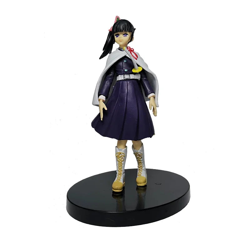 EZ Anime Figure Demon Slayer Figures Kimetsu No Yaiba Doll Tanjiro Nezuko Zenitsu Figurine Inosuke Warrior Action Figure Model Toys
