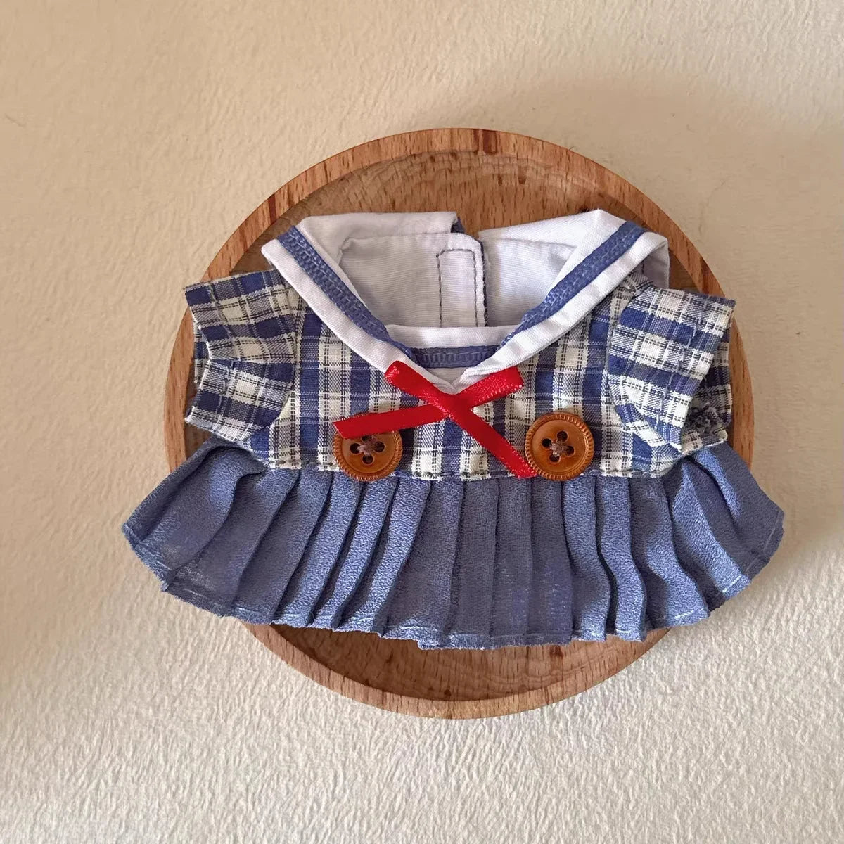 EZ Ropa Labubu For 15cm Labubu Clothes Fake two striped shirts Reflective assault suit Sailor Suit Collection Doll Outfit