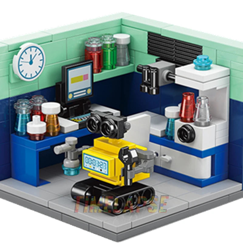 EZ NEW Dreams House Racer Car Doctor Painter Musician Scientist Pastry Chef Cameraman Astronaut Building Blocks Kit Brick Model Toy