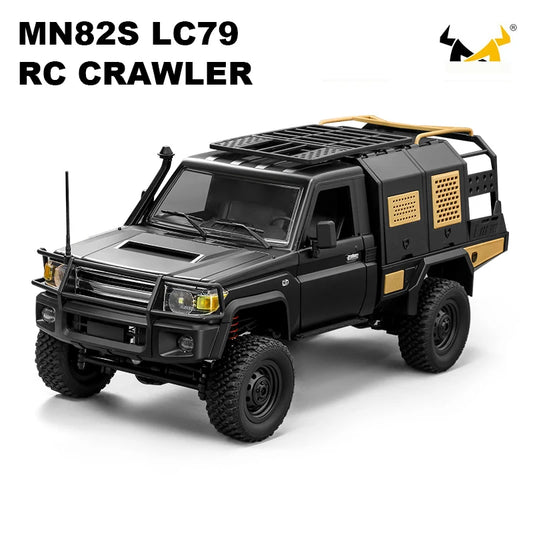 EZ MN82S RC Crawler 1/12 Full Scale LC79 RC Pickup Short Truck 4WD Remote Control Climbing Off-road Car Toys for Kids Adults Gifts