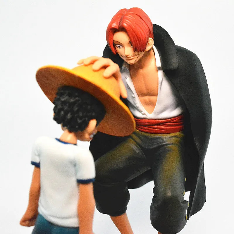 EZ 18cm One Piece Anime Figure Four Emperors Shanks Straw Hat Luffy Action Figure One Piece Sabo Ace Sanji Roronoa Zoro Figurine