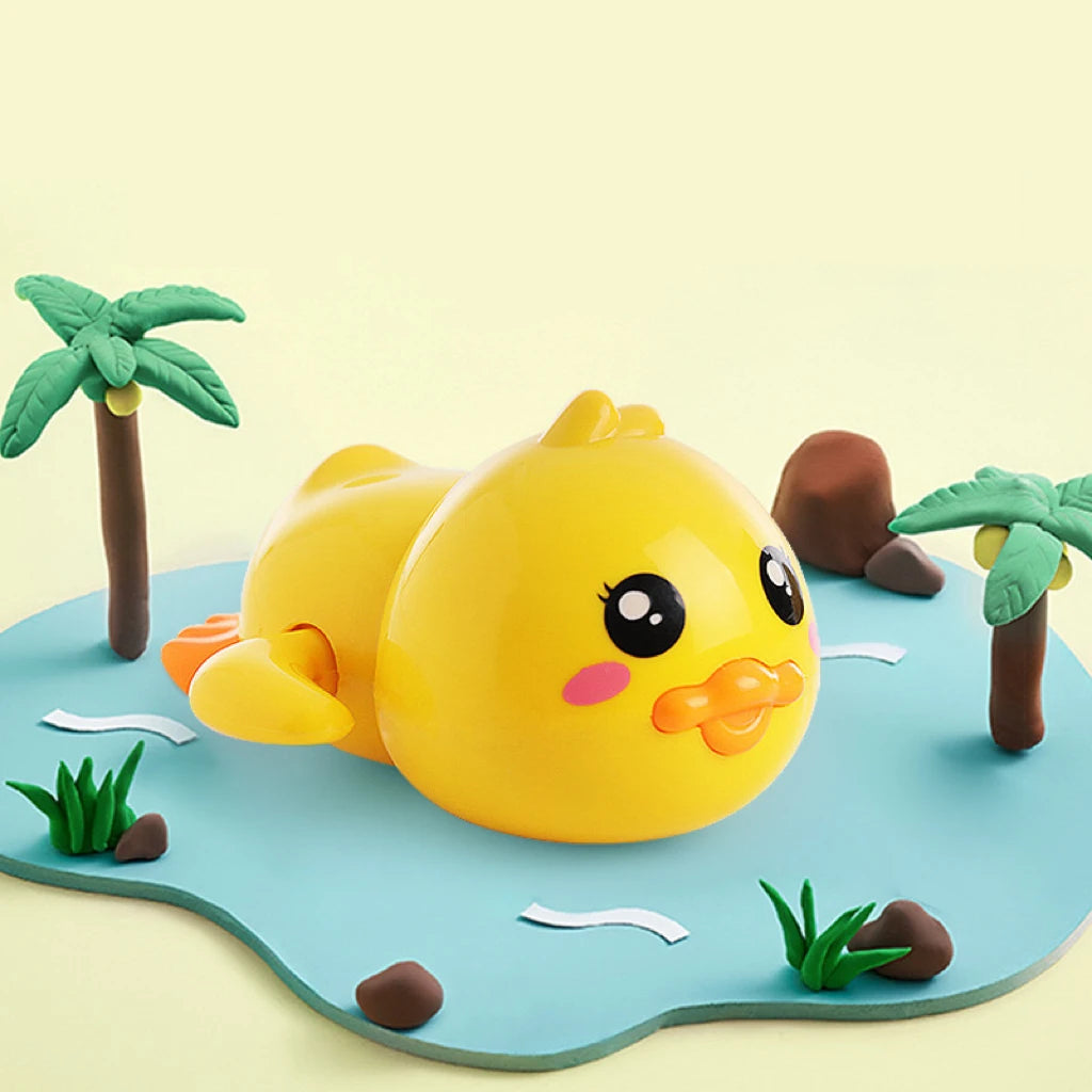 EZ 1 Pcs Children Bathing and Playing with Ducks Baby Bathroom Parent Child Interaction Bathing and Swimming Toys