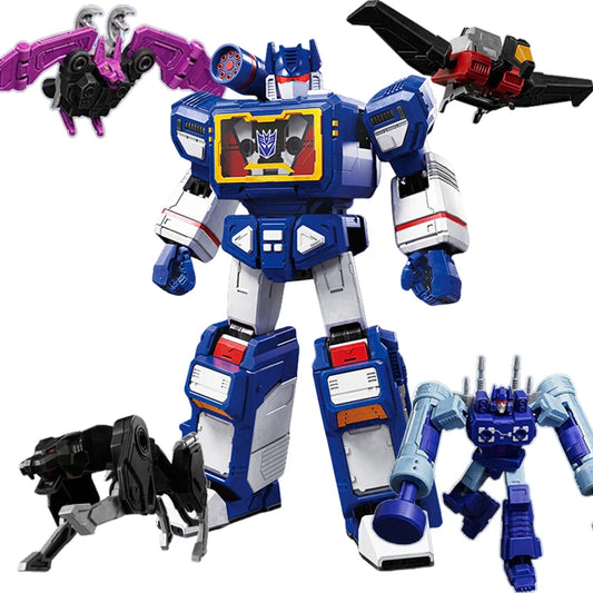 EZ 18.5CM Original Transformation Soundwave RUMBLE RAVAGE LASERBEAK RATBAT G1 ACTION EDITION Action Figure Toy Decepticons Autobots