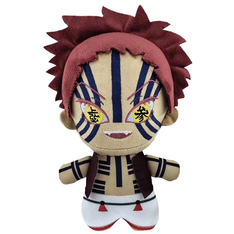 EZ Demon Slayer Plush Stuffed Toys Tsugikuni Yoriichi Tsugikuni Michikatsu Akaza Anime Cartoon Figure Doll Children's Birthday Gift