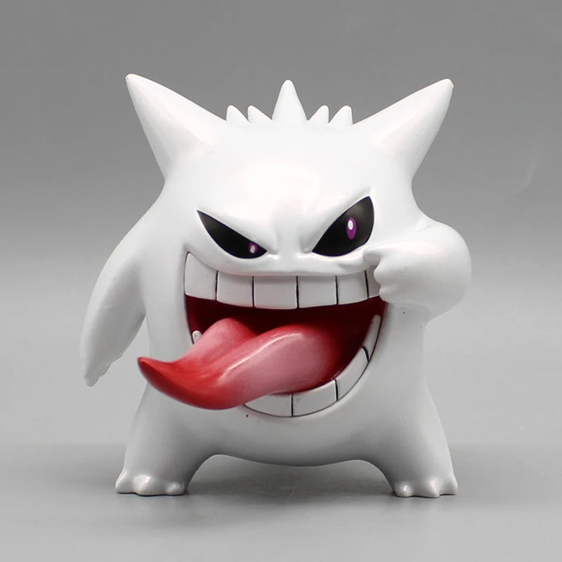 EZ Pokemon Gengar Sticking Tongue Out Different Colors Anime Action Figure Game Statue Collectible Kawaii Model Kids Toy Doll Gift