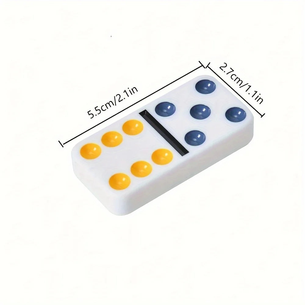 28pcs Dominoes with Storage Bag, Suitable for Adult Entertainment, Leisure, Travel