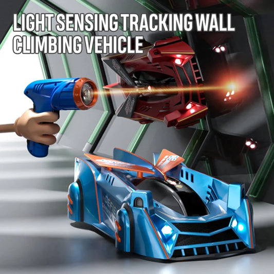 EZ Light-Chasing Wall-Climbing Car, Infrared Sensor Remote Control Car, Wall-Climbing Car, Four-Wheel Drive Car, Toy Racing Car, Children's Toy Car