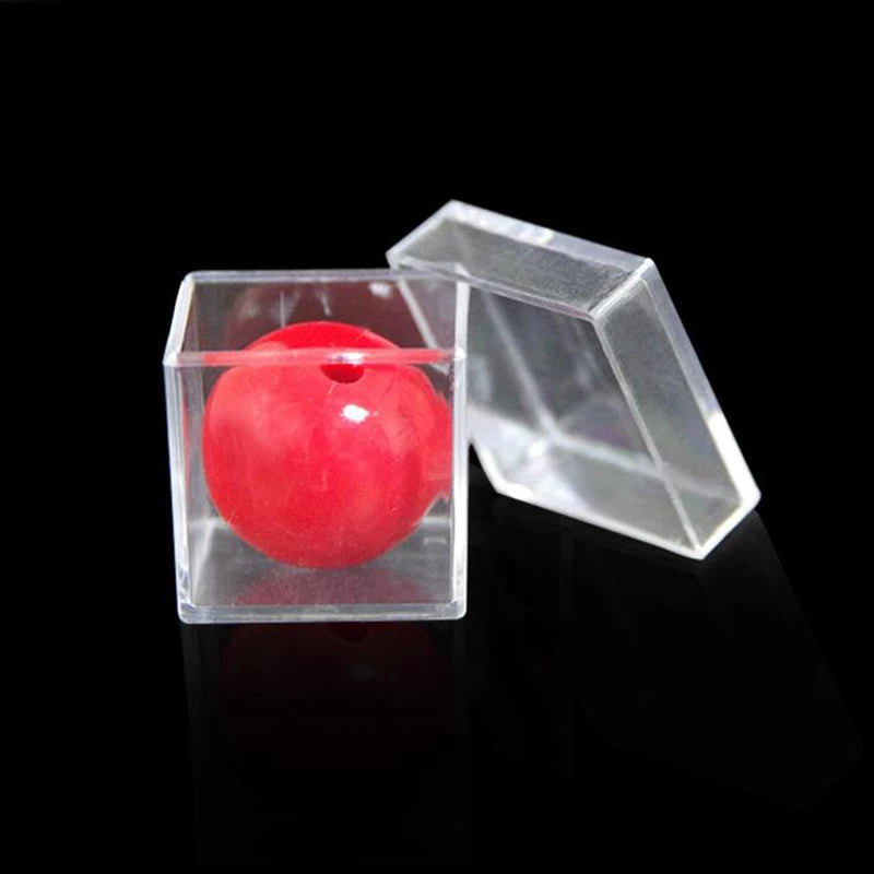 EZ Bandit Ball Penetrate Through Clear Box Magic Tricks Magician Close Up Street Illusions Gimmick Props Mentalism Comedy Toy Magia