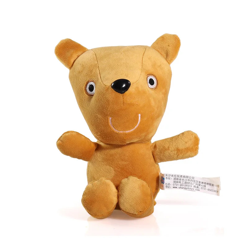 EZ 19cm 100% Genuine PEPPA PIG Stuffed Soft Doll Peppa George Zoe Suzy Rebecca Emily Danny Pedro bear Dinosaur Children Plush toy