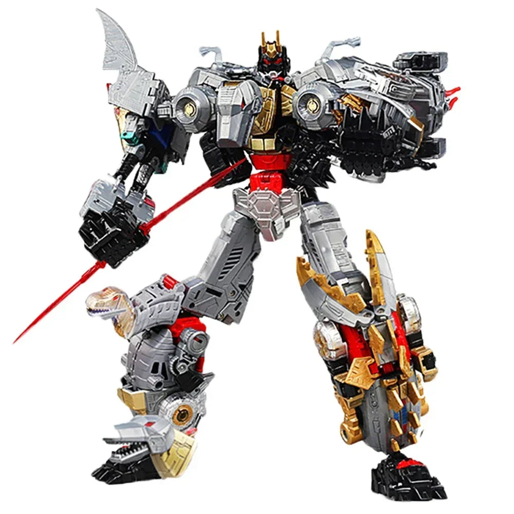 EZ BMB BPF G1 Transformation Action Figure Dinoking Volcanicus Grimlock Slag Sludge Snarl Swoop Slash Dinobot 5IN1 Robot Toy