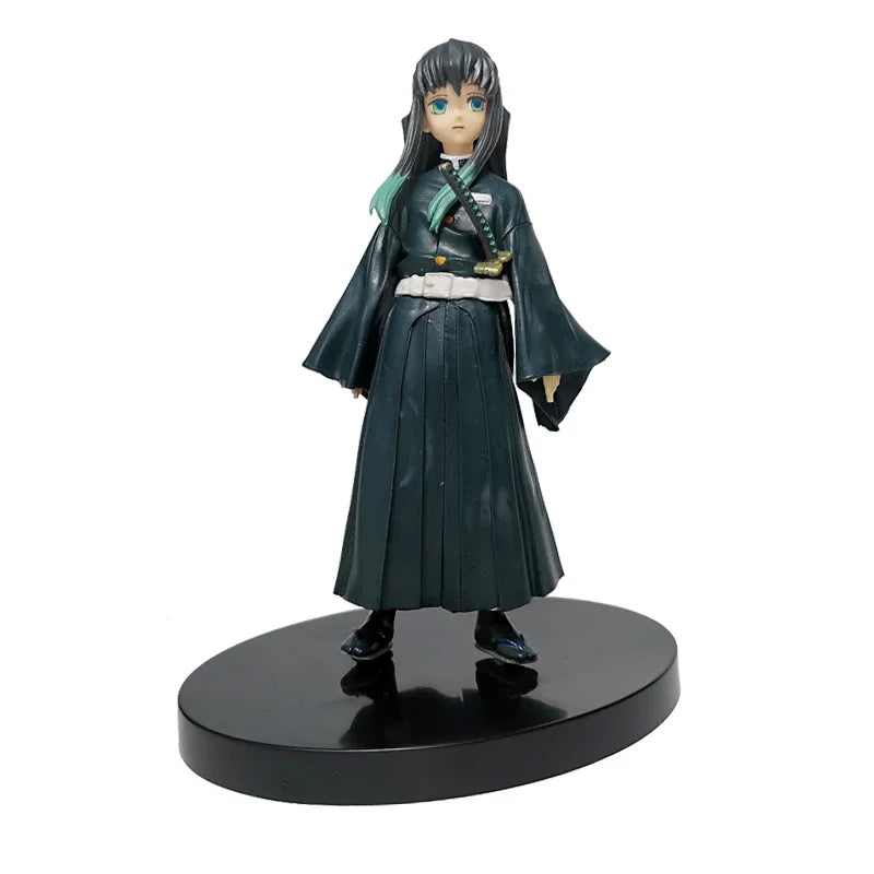 EZ Anime Figure Demon Slayer Figures Kimetsu No Yaiba Doll Tanjiro Nezuko Zenitsu Figurine Inosuke Warrior Action Figure Model Toys