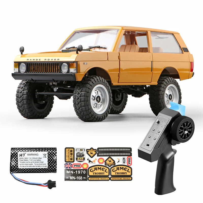 EZ NEW 1/12 MN168 Rc Car MN Model 4WD Remote Control Crawler Off Road Vehicle Electric Climbing Car Toys for Children Adults