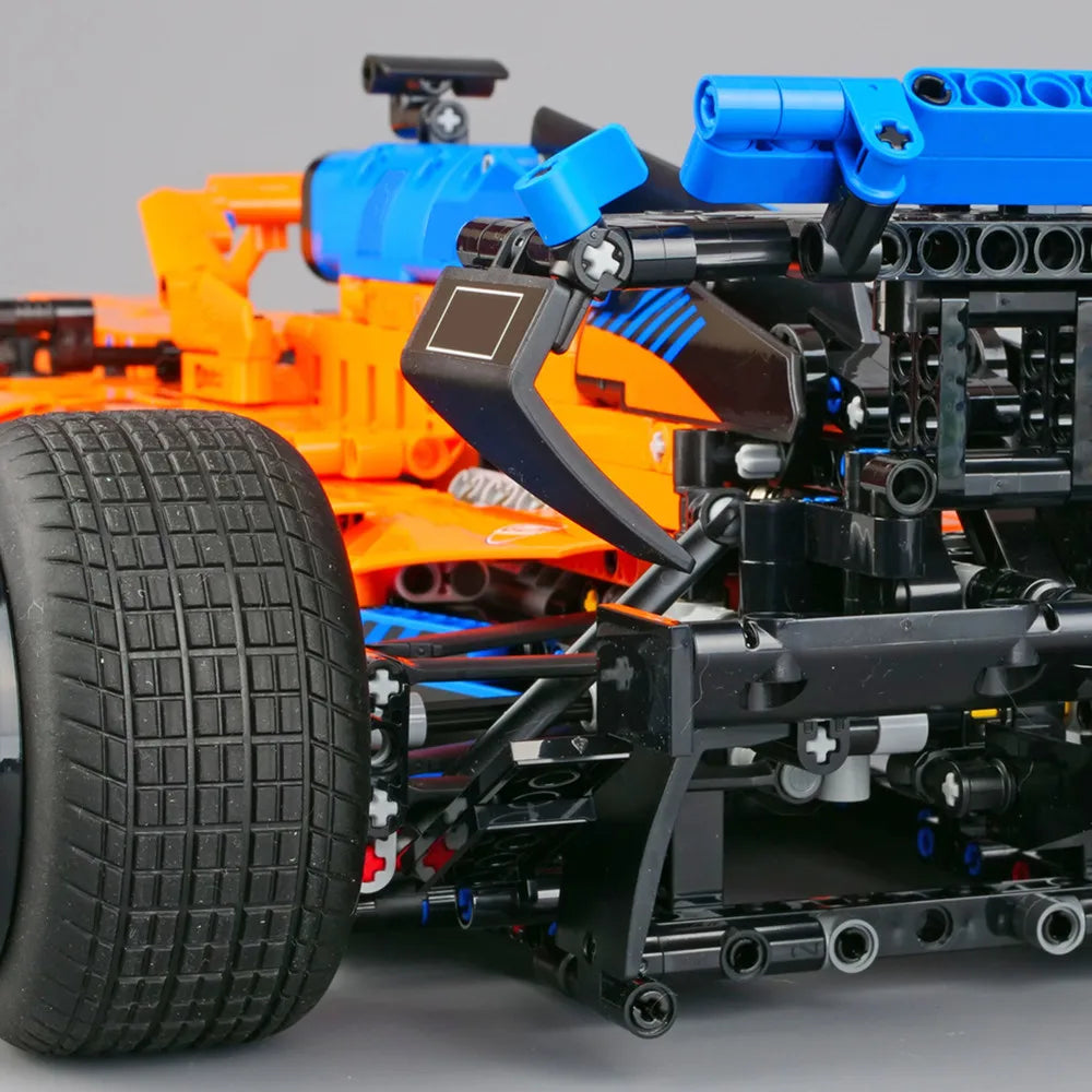 EZ Technical Block Race Supercar Racing Car Sport vechiel Model Buiding Kit Block Bricks Toys for Kids Birthday Gift Boys Set