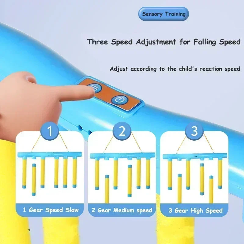 EZ Challenge Falling Sticks Game Kids Stick Catching Toy Training Reaction Ability Educational Parent-Child Interactive Toy Sports